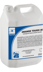 ORANGE TOUGH 40 - Detergente Desincrustante Alcalino com 40% D-limoneno (01 Litro faz até 20 litros)